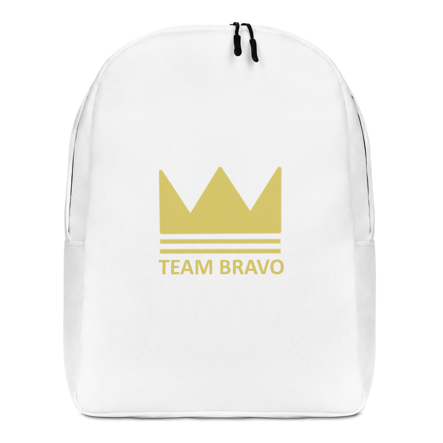 Team Bravo Minimalist Backpack White & Gold