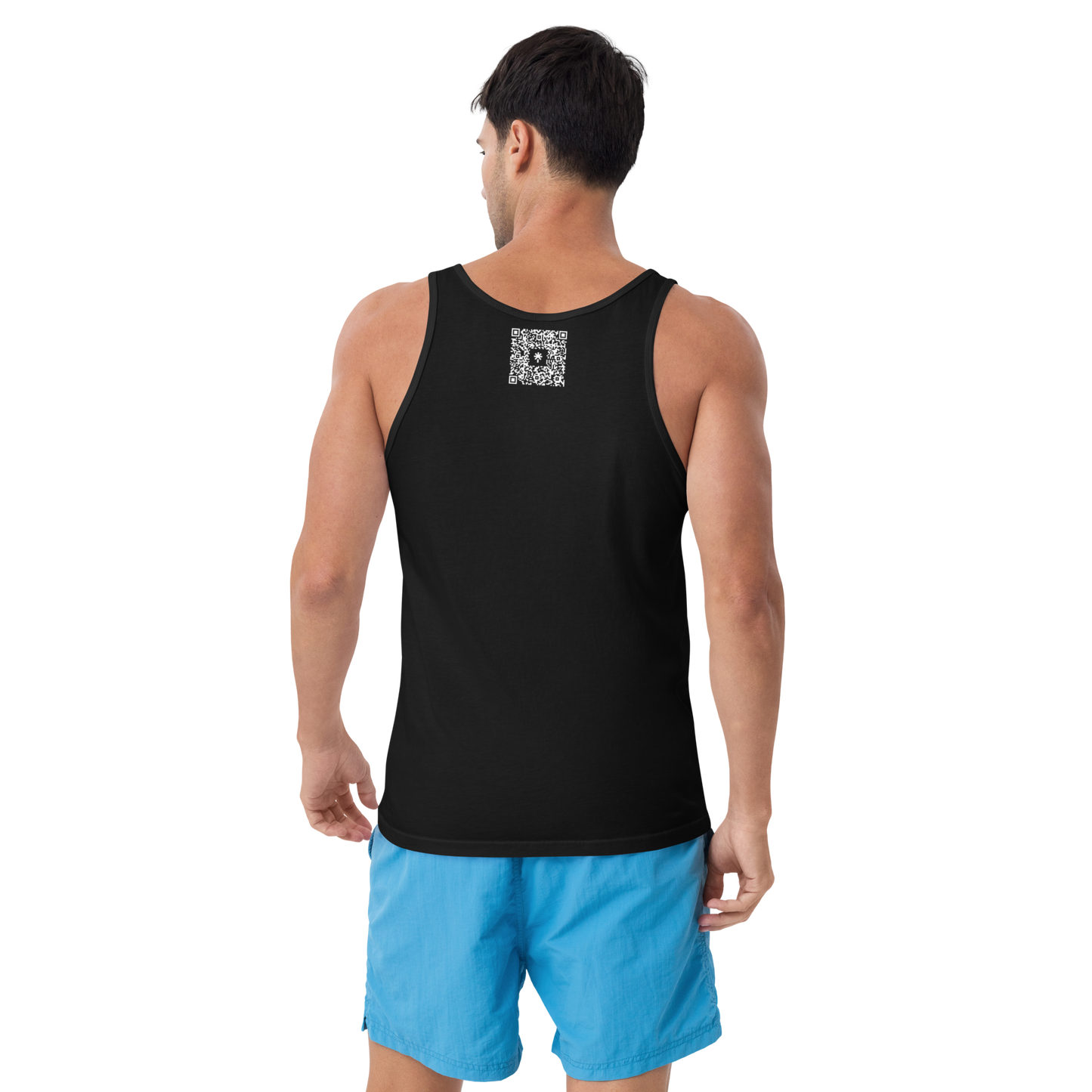 Official Team Bravo Men's Tank Top Black & White
