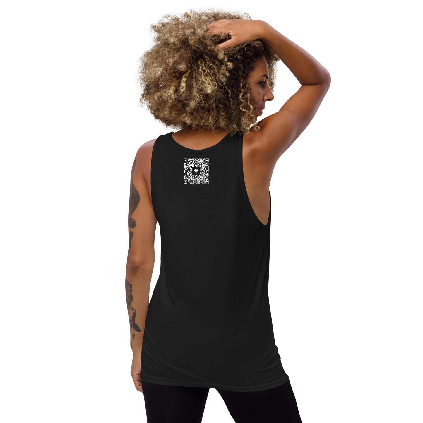 Official Team Bravo Men's Tank Top Black & White