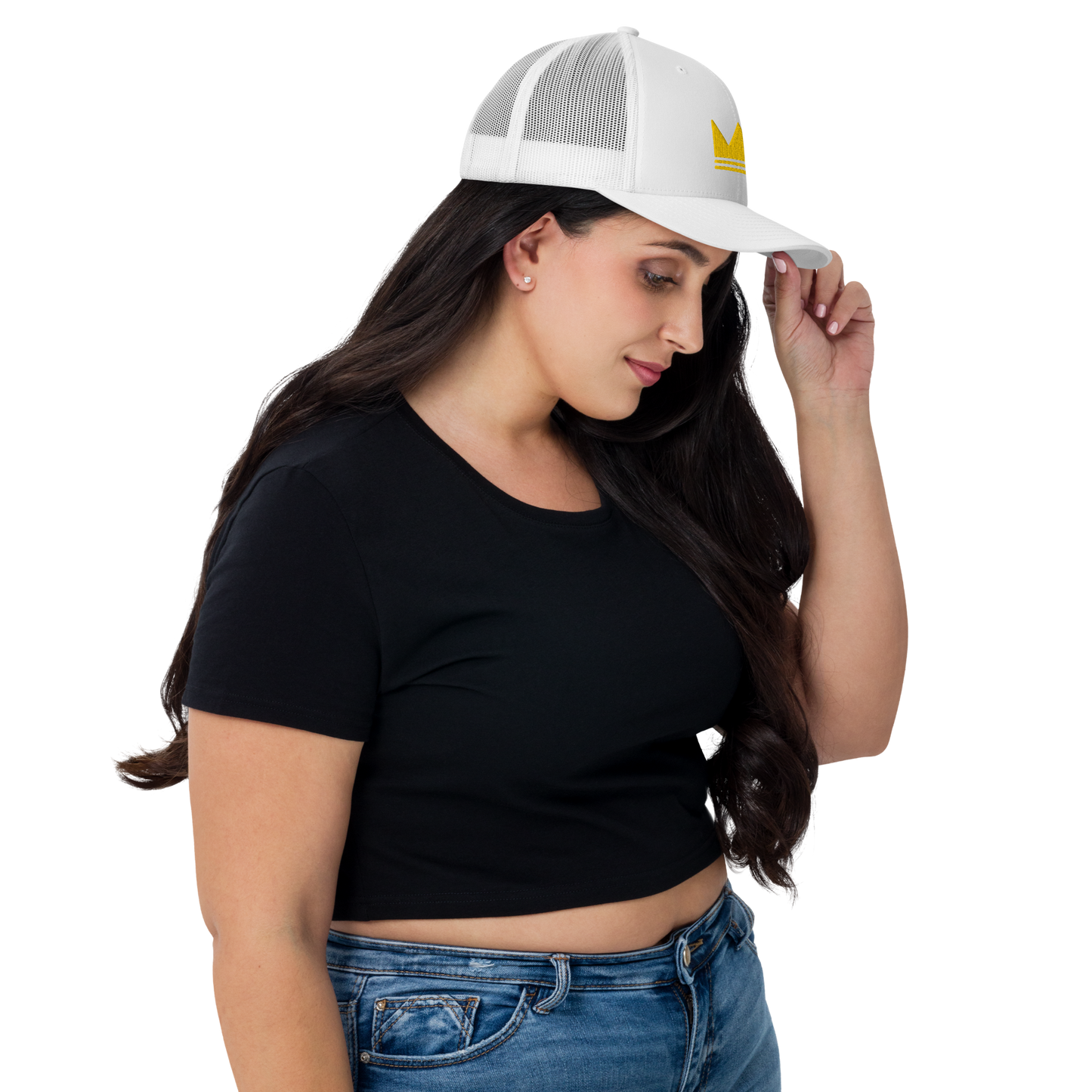 Team Bravo Trucker Cap Crown White