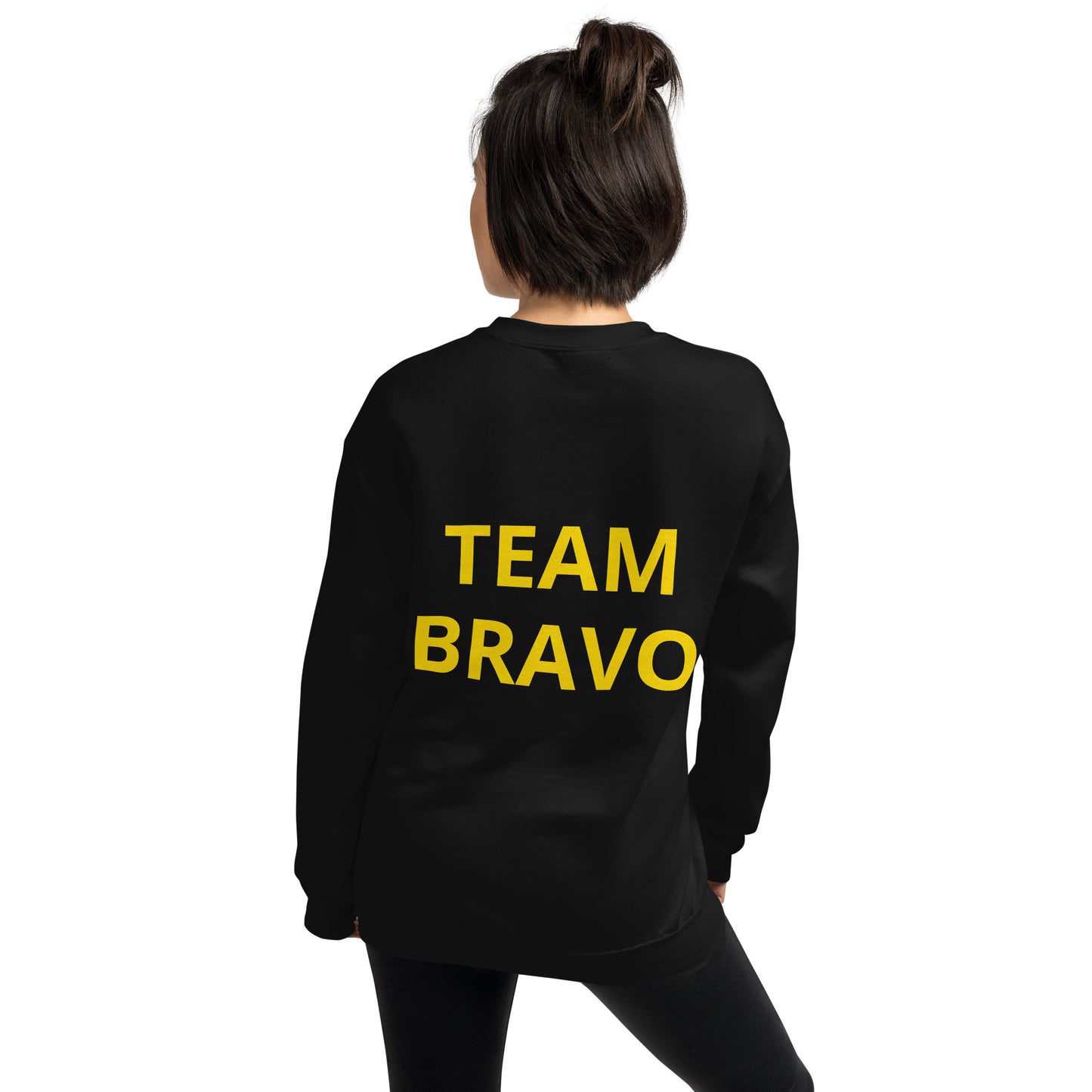 Team Bravo Unisex Sweatshirt Black & Gold