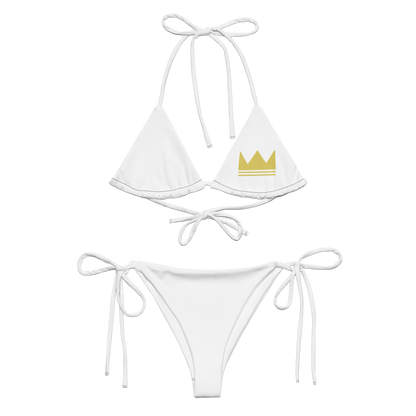 Team Bravo String Bikini White & Gold
