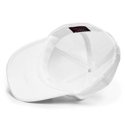 Team Bravo Foam Trucker Cap White & Gold