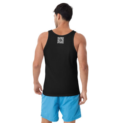 Official Team Bravo Men's Tank Top Black & White