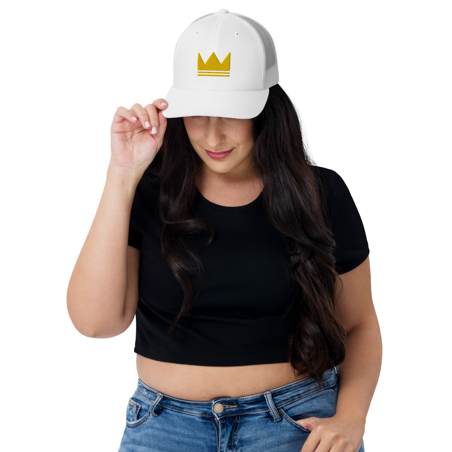 Team Bravo Trucker Cap Crown White