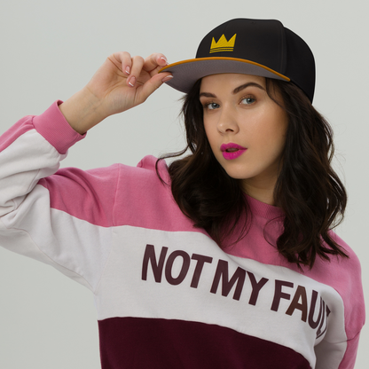 Team Bravo Snapback Hat Back & Gold