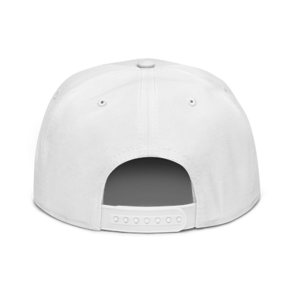 Team Bravo Snapback Hat White & Gold