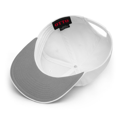 Team Bravo Snapback Hat White & Gold