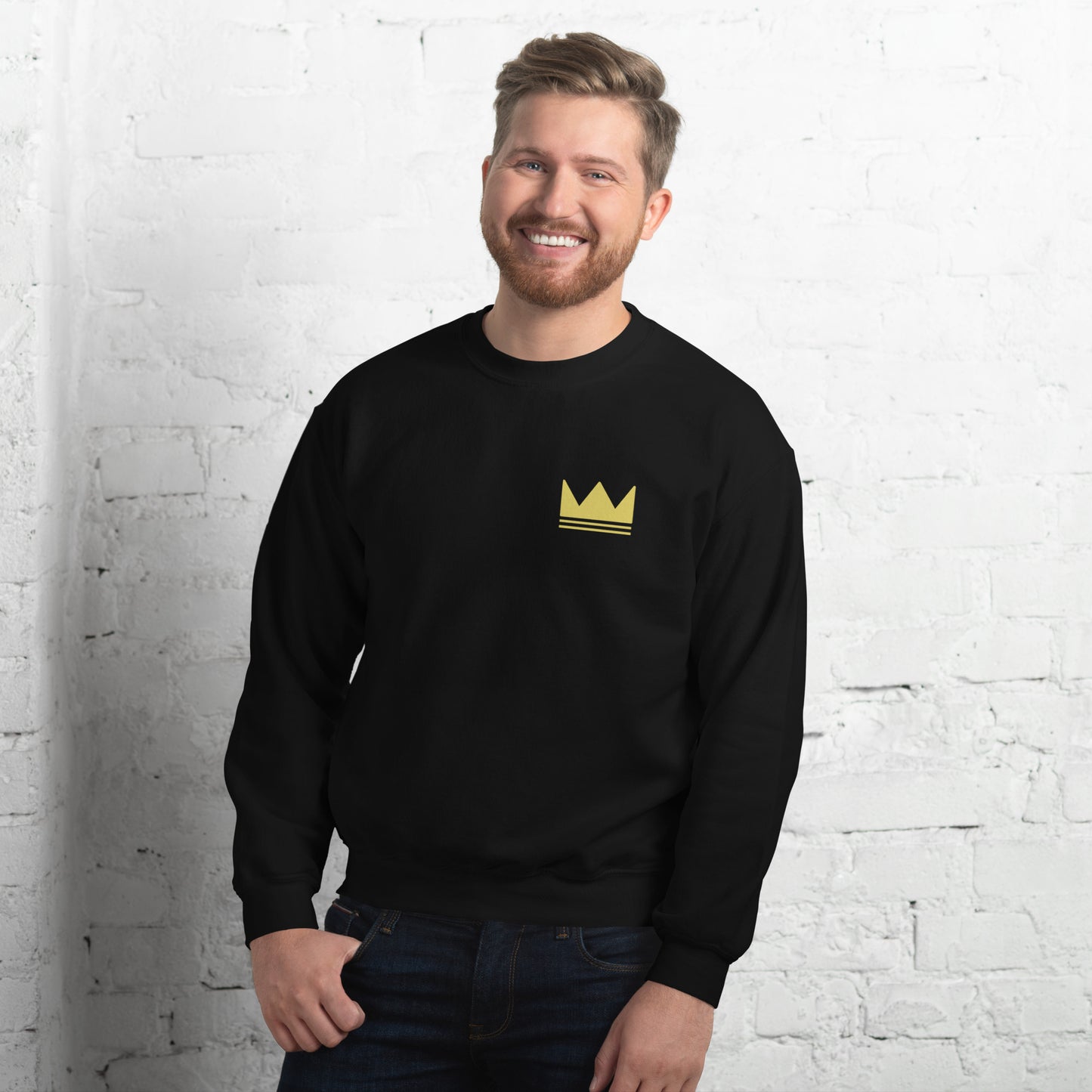Team Bravo Unisex Sweatshirt Black & Gold