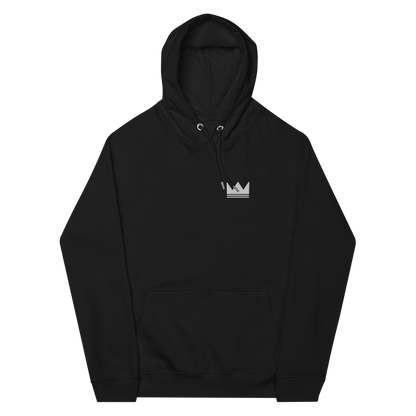 Team Bravo Unisex Eco Raglan Hoodie Black & White