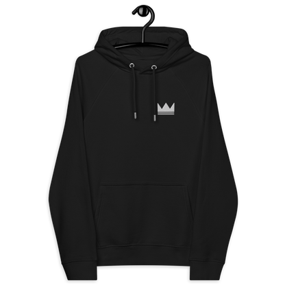 Team Bravo Unisex Eco Raglan Hoodie Black & White