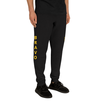 Team Bravo Unisex Joggers Black