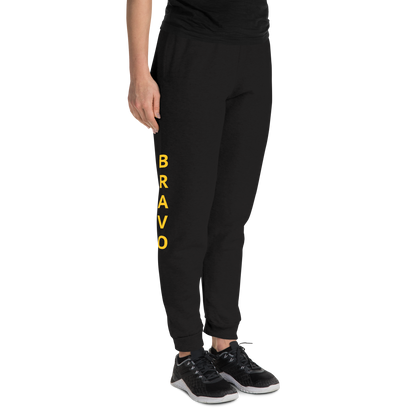 Team Bravo Unisex Joggers Black